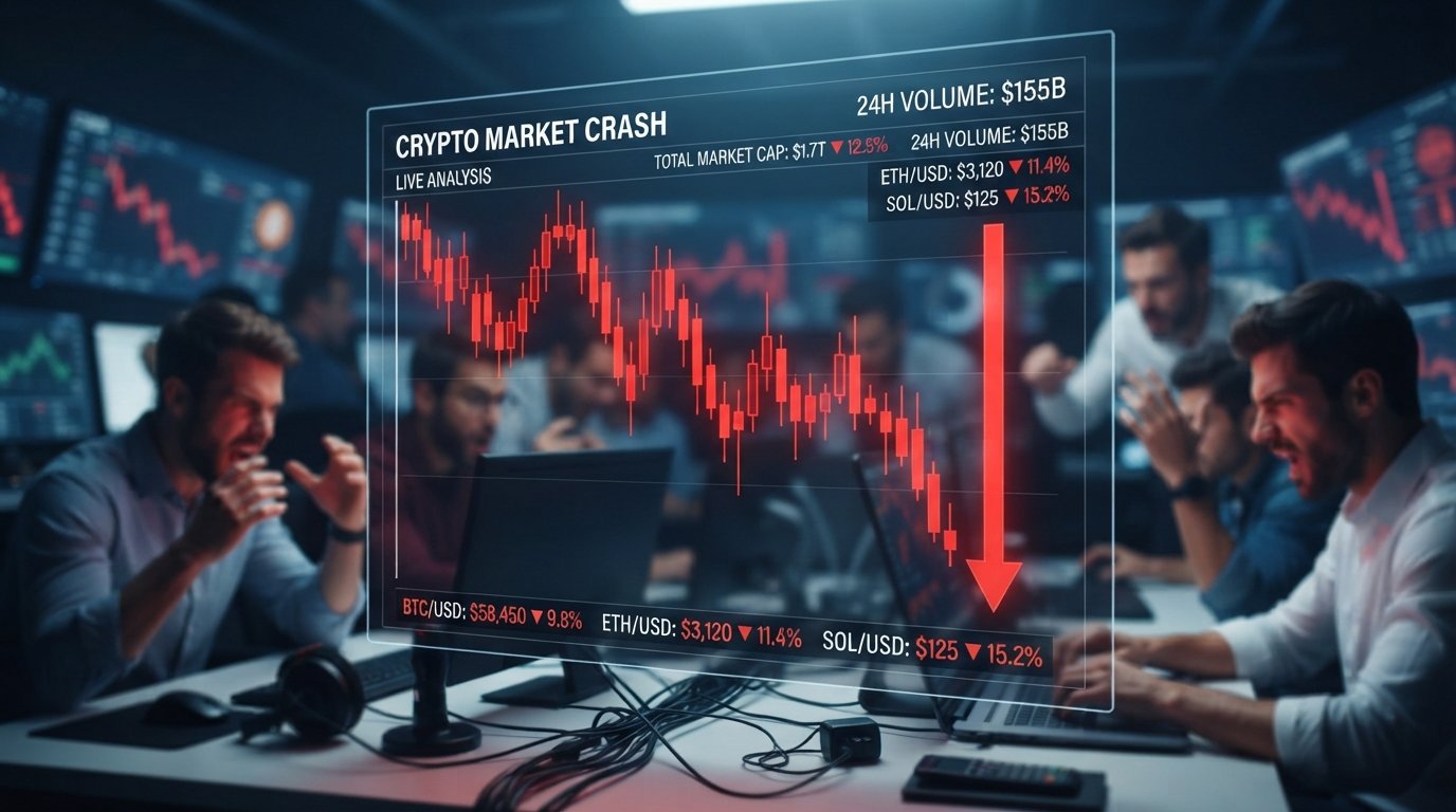 Why Is the Crypto Market Crashing Today? Latest Market Analysis